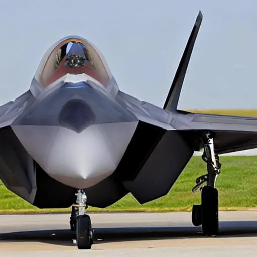 Prompt: Photo of the world’s strongest f22 fighter jet.
