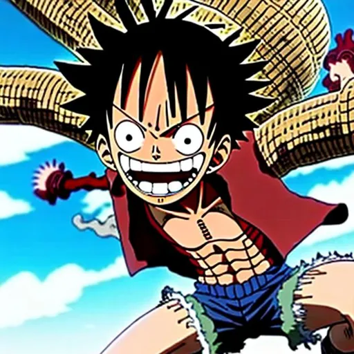 Prompt: 5th gear luffy