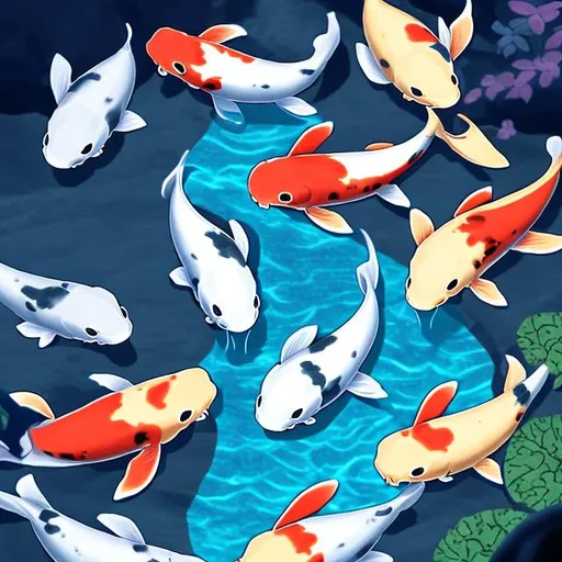 Prompt: koi kingdom is demon code MYK HYN knows the truth