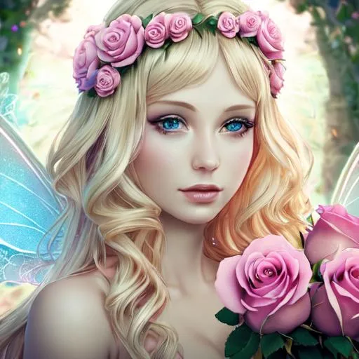 fairy goddess, ethereal beauty, blonde, dreamscape,... | OpenArt