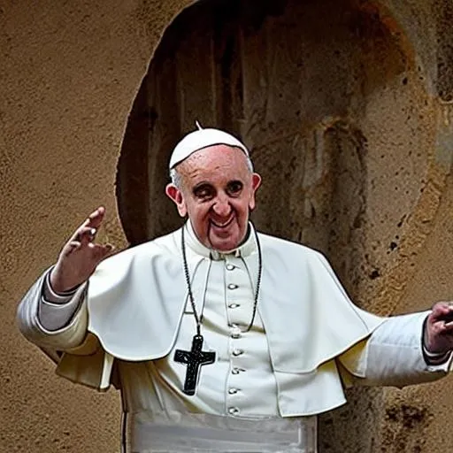 Prompt: The pope is a ghost hunter who is investigating the island of Poveglia.