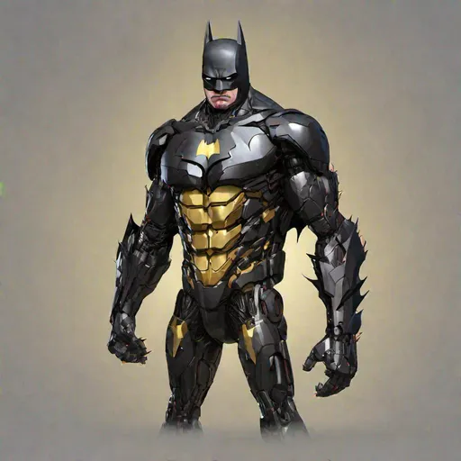 Prompt: BatMan Fused with IronMan