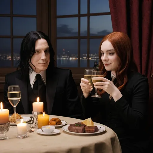 Prompt: Severus and Lily Date Night