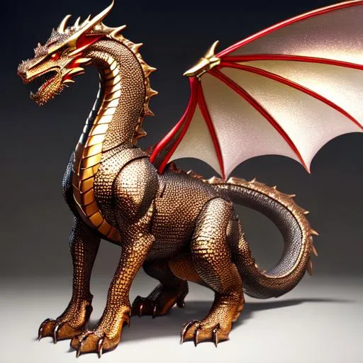 Prompt: Full body of a four-legged quadrupedal medieval dragon, very glossy and shiny, reflective, perfect composition, hyperrealistic, super detailed, 8k, high quality, trending art, trending on artstation, sharp focus, studio photo, intricate details, highly detailed, Trending on Artstation, Cozy wallpaper, Pastel colors, soft lighting