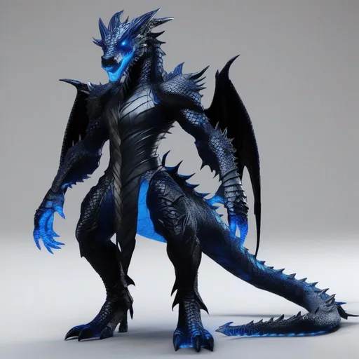 Prompt: animated zerif male blue side swept hair wearing black dragon outfit ,8k, highly detailed and transluscent