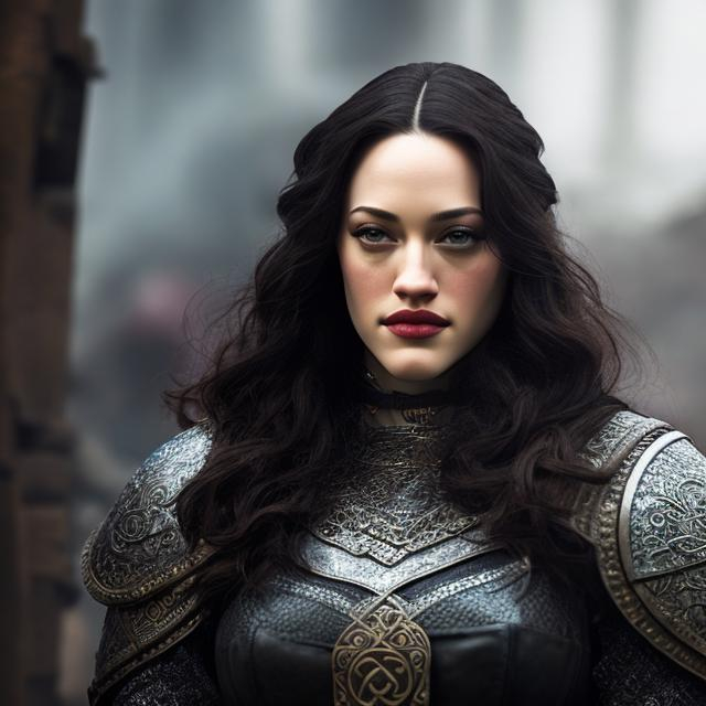 Kat Dennings black hair create most beautiful fictional female viking princess warrior extremely 