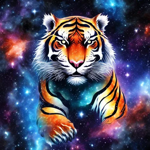 Prompt: space tiger, surprise me
