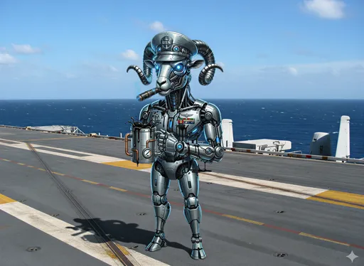 Prompt: @4fSgANDR8bQDBuCJcGhH Standing on the deck of the USS Abraham Lincoln aircraft carrier