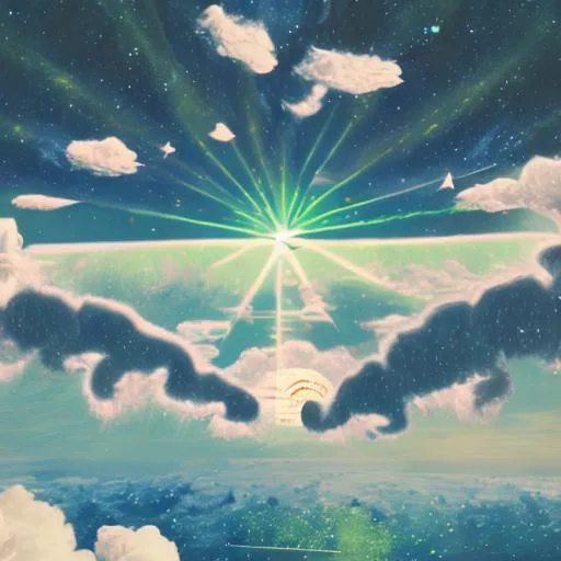 Prompt: Journey in the sky
