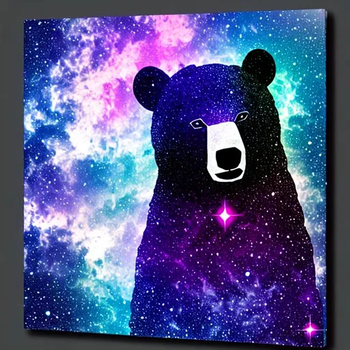 Prompt: galaxy bear