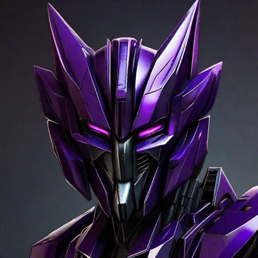 Prompt: Sleek realistic decepticon