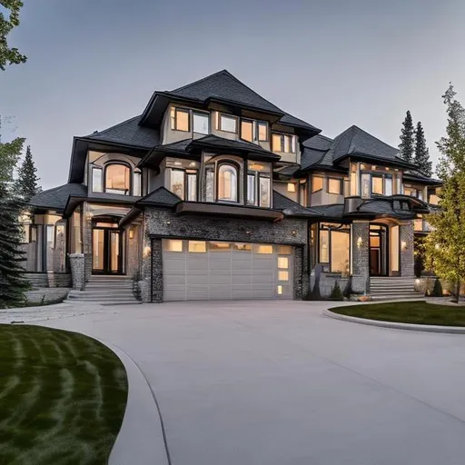 Prompt: edmonton luxury home


