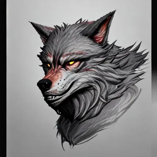 Prompt: a werewolf,realistic