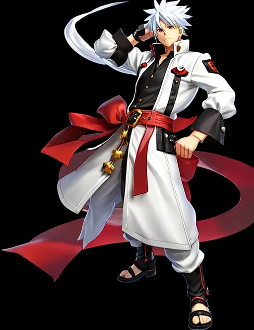 Guilty Gear Strive, Chipp zanuff, white hair