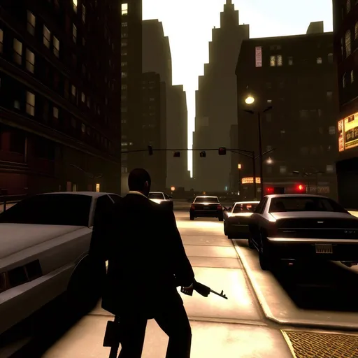 Prompt: GTA IV gameplay, 2008.