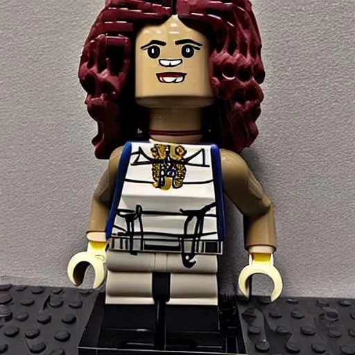 Prompt: your mom as a lego figurere