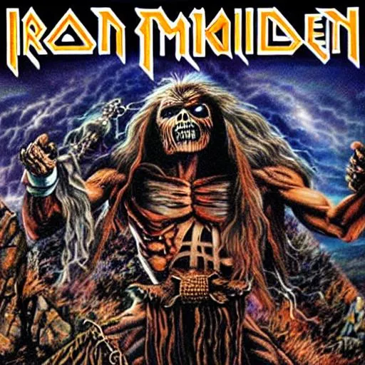 iron maiden album cover | OpenArt