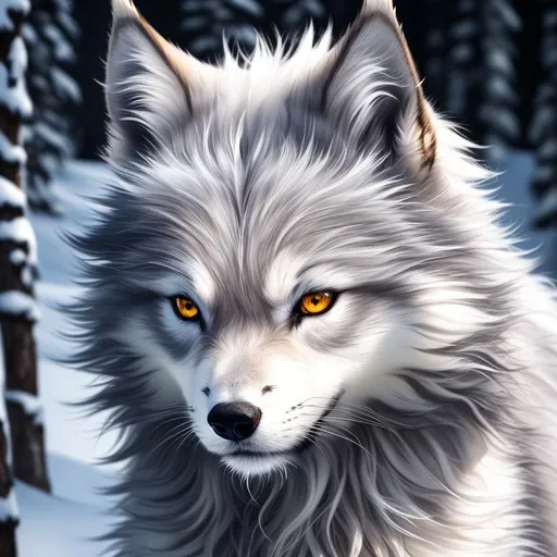 Prompt: (full body, professional oil painting, epic digital art, intricately detailed, best quality:1.5), insanely beautiful epic (silver furred direwolf), glistening {warm amber eyes}, thick frosted (silver fur), bold black fur markings, gold magic fur highlights, 8k expressive intense eyes, thick soft ethereal 8k fur, wispy fur, wispy hair, detailed face, intricate details, frost on forehead, (gold crystals on crest:2), jewel-crusted crest, epic sunset palace, game of thrones, magnificent architecture, intricately detailed, masterpiece, symmetric, perfect composition, cinematic lighting, soft lighting, studio light, ambient gold light, 8k, complementary colors, golden ratio, high octane render, volumetric lighting, depth, realistic, highly detailed shading, unreal 5, timid, ethereal, enchanted mountain palace, snow falling, gold light columns, artstation, top model, sunlight on fur, intricate hyper detailed breathtaking colorful glamorous scenic view landscape, Yuino Chiri, Kentaro Miura, ultra-fine details, hyper-focused, deep colors, dramatic, blizzard, medium full body, intricate detail, high quality, high detail, masterpiece, intricate facial detail, high quality, detailed face, intricate quality, intricate eye detail, highly detailed, high resolution scan, intricate detailed, highly detailed face, very detailed, high resolution
