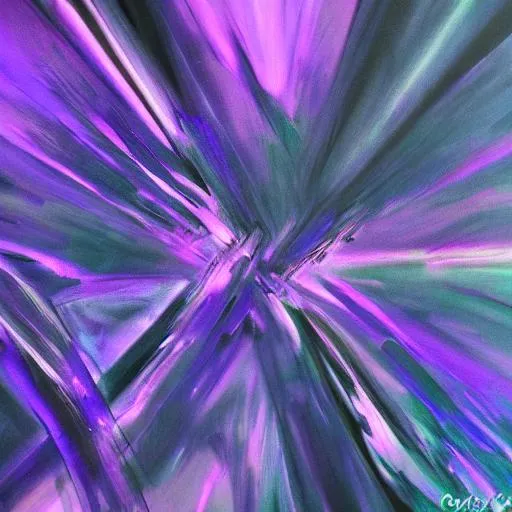 purple dark abstract art OpenArt