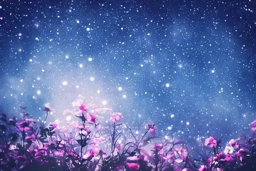 Prompt: dreamy, make beautiful, filter, music, singing, starry background