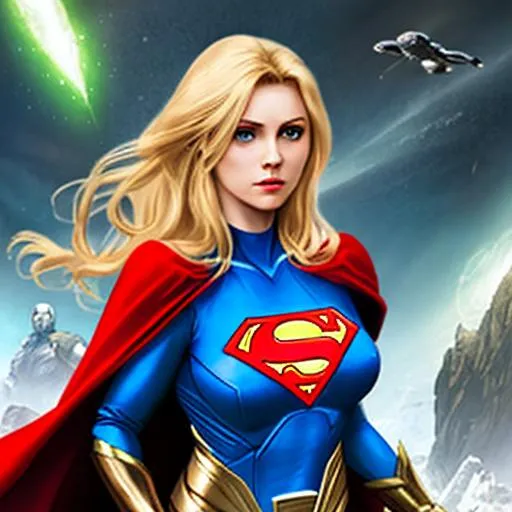 Prompt: Kryptonian Female