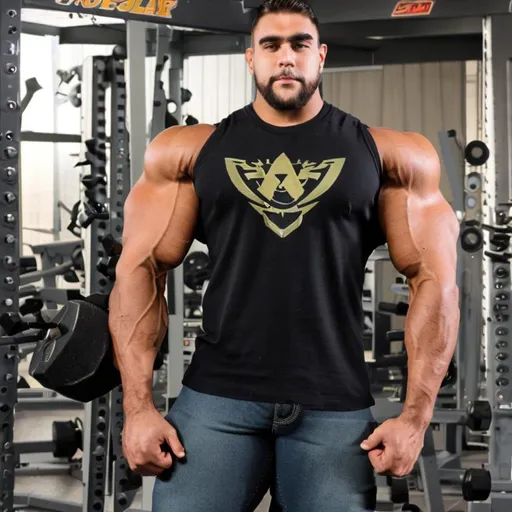 Prompt: 90000000 foot tall muscle giant bodybuilder 