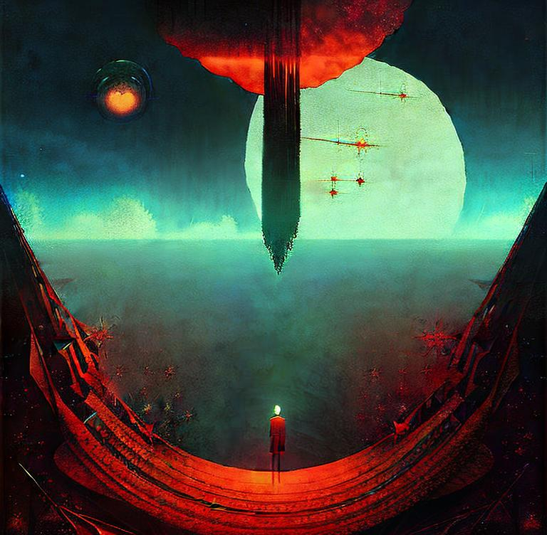 Beyond The Night Sky By Zdzis Aw Beksi Ski Digital I Openart