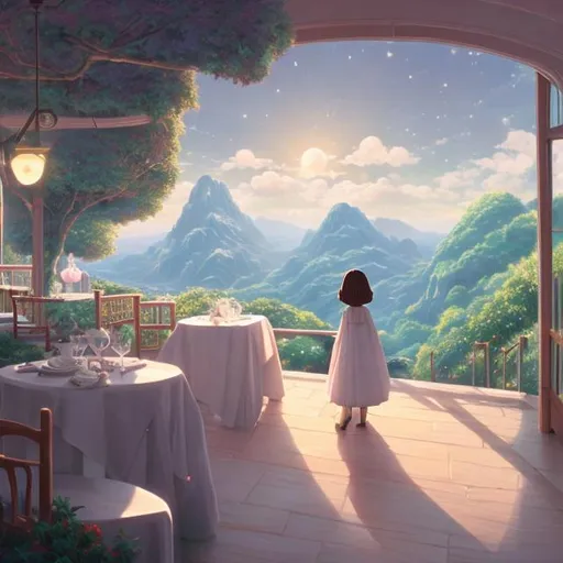 Prompt: A beautiful, artistic painting based on the quote “Everything you can imagine is real”, professional waiter col our, light and subtle colors, 4k resolution, Ghibli studio
