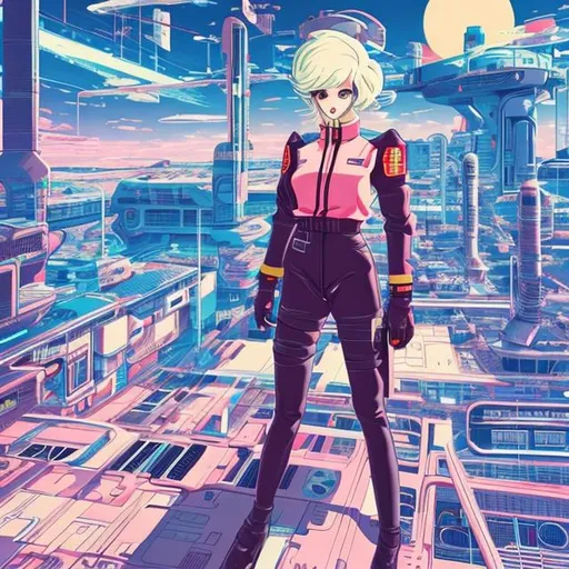 Prompt: Anime retro futuristic
