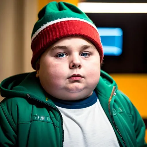 RAW photo, realistic photo of Eric Cartman, (high de...