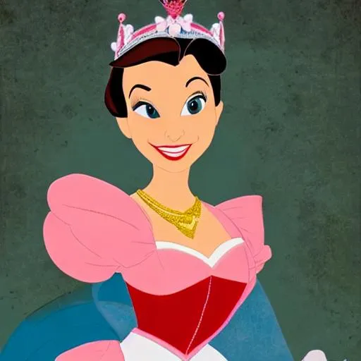 Prompt: Lindy Ledohowski as Disney princess