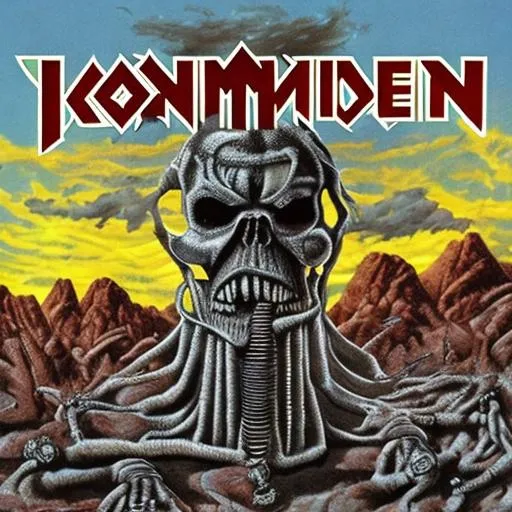 iron maiden album cover