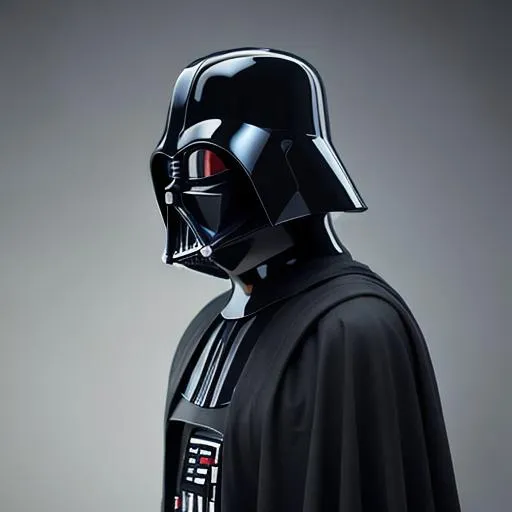 Prompt: Darth vadar, no helmet, sharp eyes, stoic, grim, punk, future, 4k, high detail, photograph, stunning detail