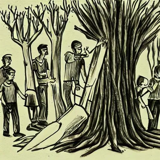 Drawing of tree plantation detail - Cadbull-saigonsouth.com.vn