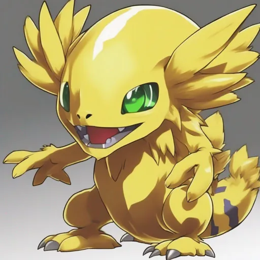 Prompt: Digimon which has an appearance like a seed, it hops and bounces and is caught easily by the wind, colors are primarily very pale yellow, Masterpiece, best quality