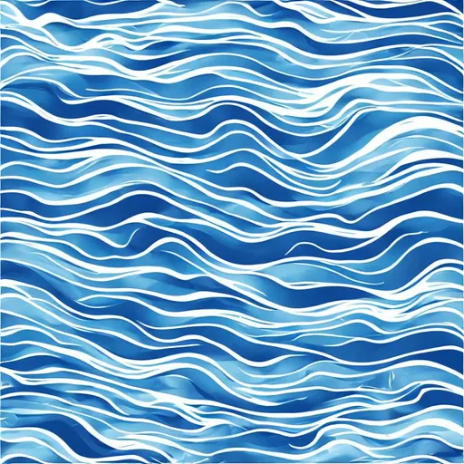 Prompt: Simple shapes art colors sketch abstract blue beige waves 