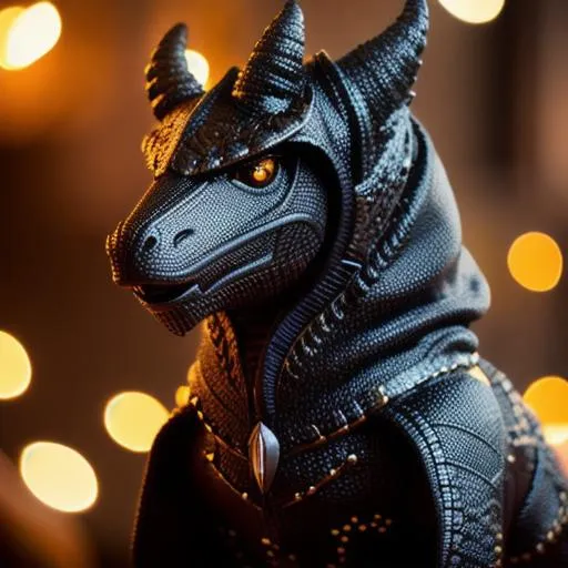 Prompt: Black dragon wearing a hoodie, perfect composition, hyperrealistic, super detailed, 8k, high quality, trending art, trending on artstation, sharp focus, studio photo, intricate details, highly detailed, fairy lights, brokeh, gothic