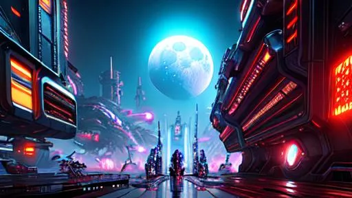 Prompt: Iron Maiden' Somewhere in time art :: eddie futuristic Cyborg gun in hand, futuristic city background, moonscape , post-apocalyptic 

Futuristic art :: Synthscape :: Unreal Engine 5 :: cryengine :: Cinema 4D :: Photorealism :: meticulous art


By wadim Kashin