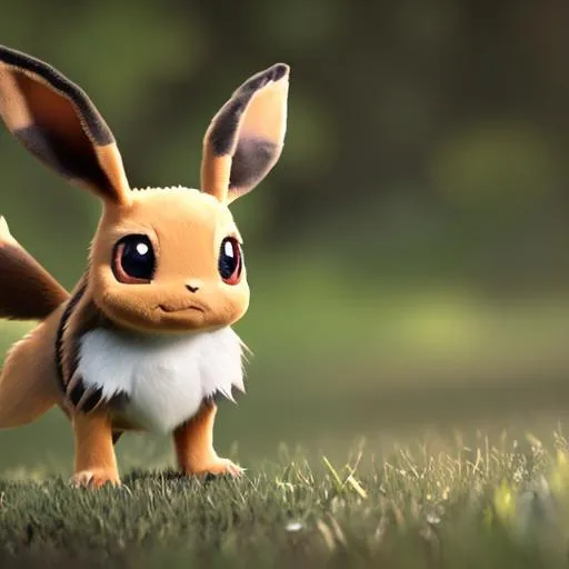 Prompt: Pokemon Eevee