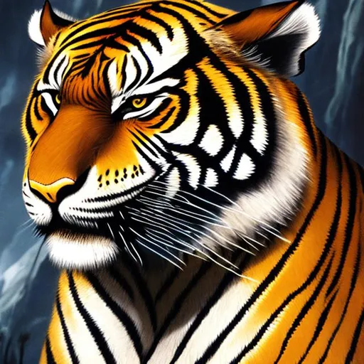 Prompt: sabretooth tiger