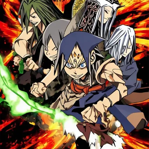 Prompt: shaman king