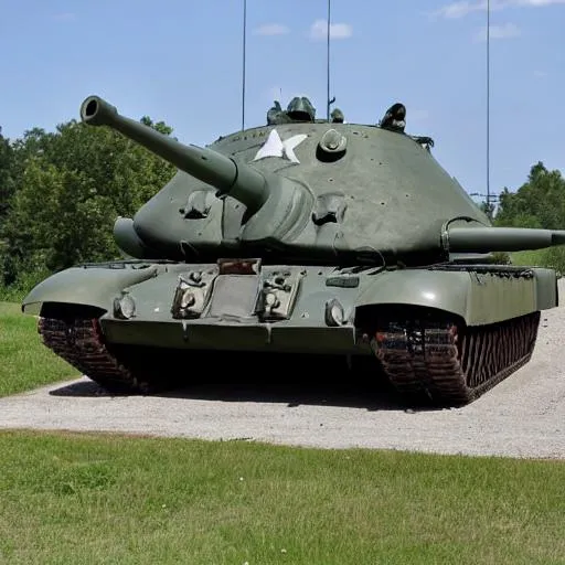 Prompt: T-34-85 soviet tank