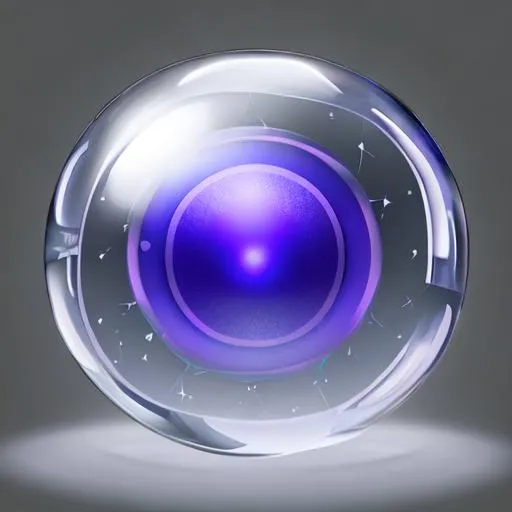 Prompt: A floating transparent translucent vitreous sphere. photorealistic. Hyperrealistic. 