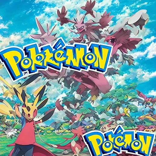 Prompt: new pokemon legendary box art