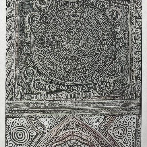 Intricate Indian print art | OpenArt