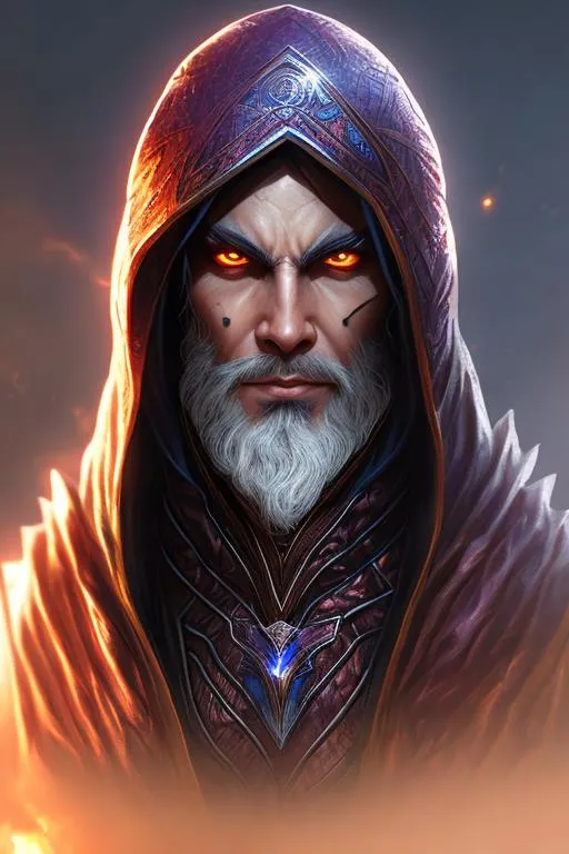 Prompt: male archmage, natural eyes, high quality, photorealistic, realistic lighting