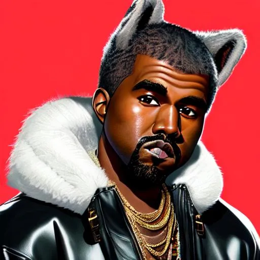 Prompt: Furry Kanye
