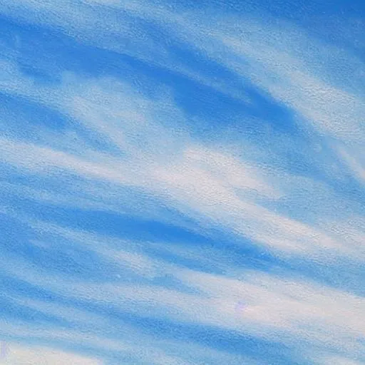 Prompt: a blue sky painted