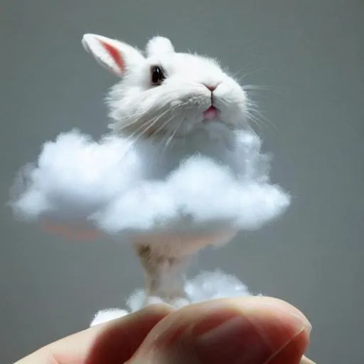 Prompt: Bunny cloud