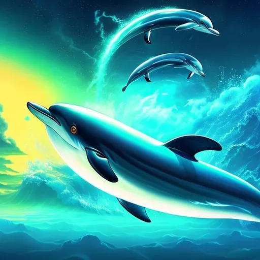 Prompt: Hitler Dolphin, widescreen ratio 16:9, 8k, front, full body, Epic action pose, epic Instagram, solar, psychedelic, fog, dusk, Twilight, hyperdetailed, intricately detailed, hyper-realistic, fantastical, intricate detail, WIDESCREEN, complementary colors, concept art, masterpiece, NEON oil painting, heavy strokes, splash arts, Wide Angle, Perspective, Double-Exposure, Light, NEON BLACK Background, Ultra-HD, Super-Resolution, Massive Scale, Perfectionism, Soft Lighting, Ray Tracing Global Illumination, Translucidluminescence, Crystalline, Lumen Reflections, in a symbolic and meaningful style, symmetrical, high quality, high detail, masterpiece, intricate facial detail, intricate quality, intricate eye detail, highly detailed, highly detailed face, Very detailed, high resolution
